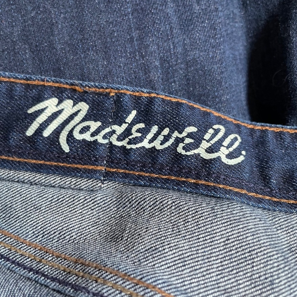 Madewell Rail Straight Jeans Mens‎ 30x34 Dark Wash Indigo Denim Pants - Picture 2 of 9